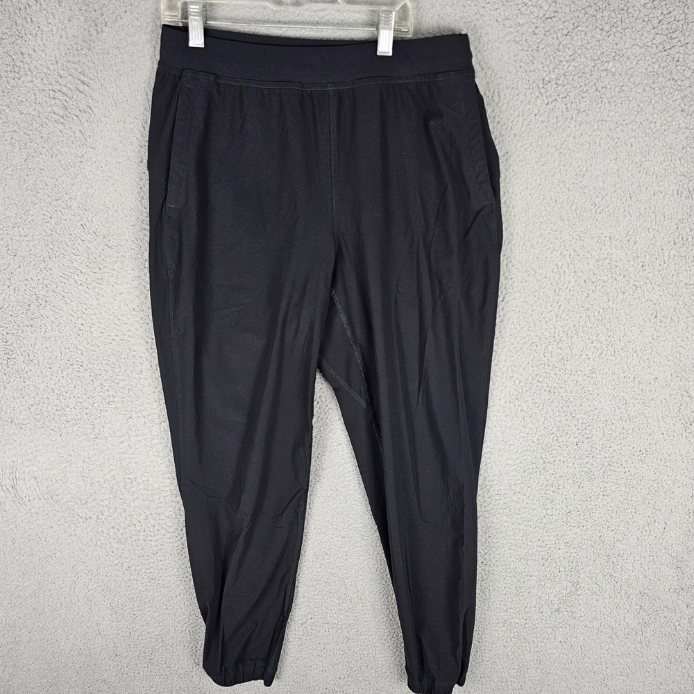 Lululemon Adapted State High-Rise Jogger Womens 8 Black Ankle Zip Athletic
